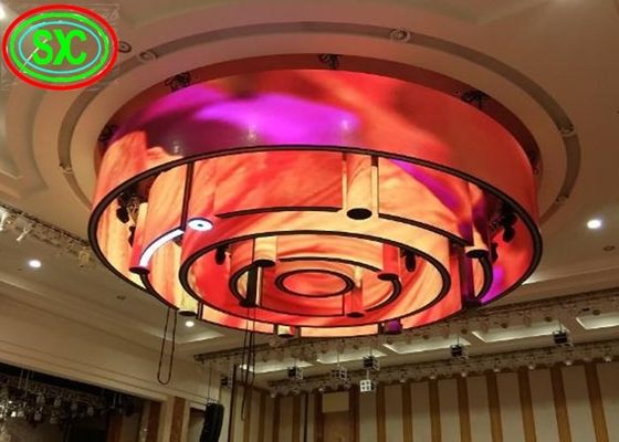 Καλή τιμή P6 οδήγησε την επίδειξη των λάμποντας καμπυλών εσωτερικών πλήρων οδηγήσεων χρώματος, 27777 σημεία ανά σύστημα Novar τετραγωνικών μέτρων σε απευθείας σύνδεση