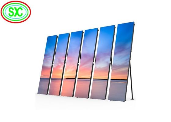 Καλή τιμή P6 επίδειξη αφισών των υπαίθριων Protable ψηφιακών οδηγήσεων διαφήμισης αδιάβροχη σε απευθείας σύνδεση
