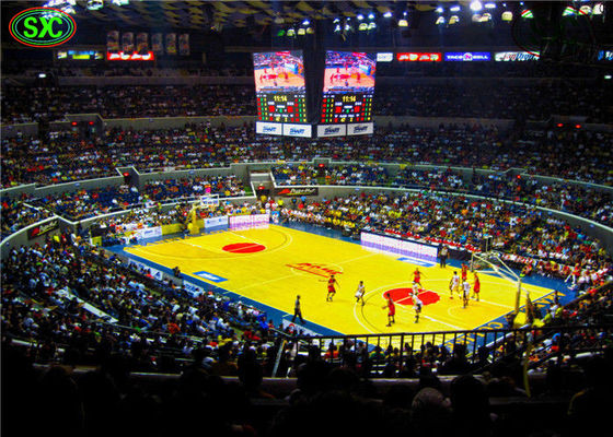 Επίδειξη P10 των μεγάλων οδηγήσεων γηπέδου ποδοσφαίρου SMD 1R1G1B για τη διαφήμιση