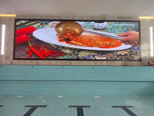 Συγχρονισμός 6500k Διαφημιστική εσωτερική οθόνη LED Ac100-240v