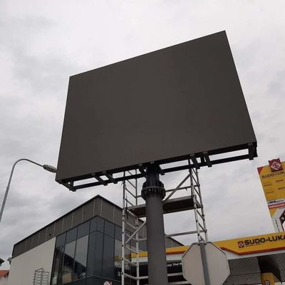 Οθόνη LED για εξωτερική διαφήμιση Smd P6 με σταθερή εγκατάσταση, ρυθμό ανανέωσης 3840Hz και φωτεινότητα 6000