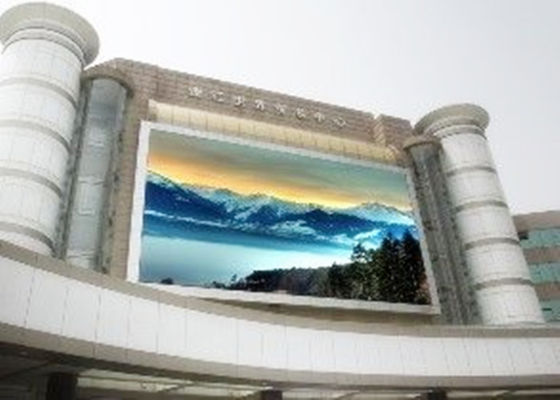Καλή τιμή P10 Εξωτερική πλήρης χρώσης οθόνη LED 10mm Pixel Pitch IP65 Αδιάβροχη υψηλή φωτεινότητα σε απευθείας σύνδεση