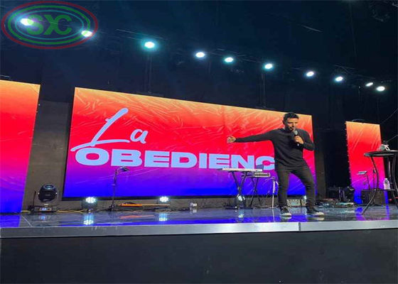 Π3.91 Στάγμα χύτευσης Αλουμινίου ενοικίαση LED οθόνη ελαφρύ βάρος Απόσταση προβολής 3-50m