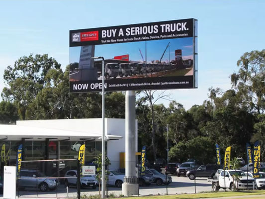 Αδιάβροχη εξωτερική πλήρως χρωματιστή οθόνη LED από αλουμίνιο με 3ετή εγγύηση