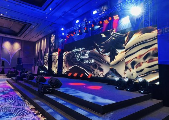 438Watt/m2 μέση κατανάλωση ενοικίαση LED οθόνη με θραύση χύτευσης αλουμινίου