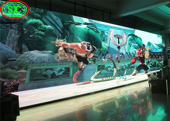 Λύση Φωτισμού Σκηνής Είσοδος Τάσης 50/60 Hz Οθόνες LED Σκηνής με Pixel Pitch 2.604mm