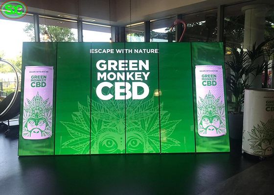 680x2000mm Εμπορική οθόνη LED State-of-the-Art 1R1G1B Διαμόρφωση χρώματος