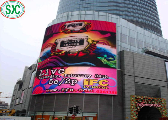 P10 Εξωτερικό πλήρες χρώμα LED πετσέτα από αλουμίνιο υδραυλική στερέωση 8000 Cd/sqm