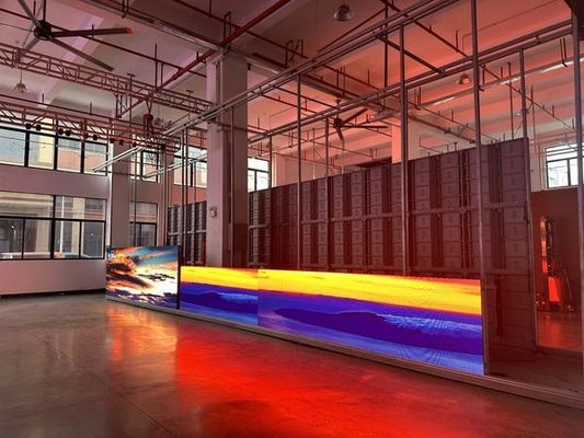 Καλή τιμή P2.5 SMD Full Color LED Curtain Wall Display, LED Stage Curtain Screen υψηλής ανάλυσης σε απευθείας σύνδεση