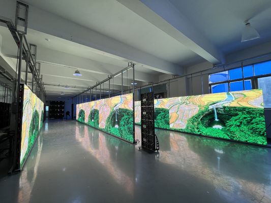 Φωτεινότητα Εικονική οθόνη LED GOB με 1500 bit Φωτεινότητα 320*160mm Led Module 640*640MM Μέγεθος ντουλάπις