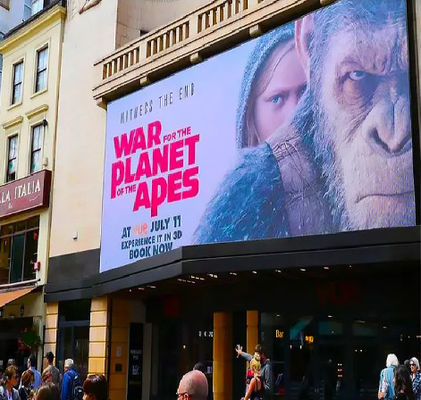 Εξωτερική διαφήμιση και σκορ Αδιάβροχη οθόνη LED Billboard με πλήρη δυνατότητα χρώματος