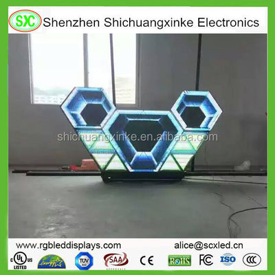 Ψηφιακή αφίσα εσωτερική πλήρης χρωματική οθόνη LED με σίδηρο / πεταμένο αλουμίνιο και Nationstar SMD 1515