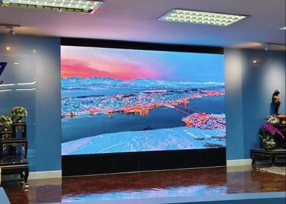 Καλή τιμή COB P1.25 HD Σκηνή χύτευσης από αλουμίνιο προσαρμόσιμη μονάδα LED οθόνη HD Ανερόφθαλμος κουτί 320 * 160mm Σύστημα NOVA IP65 Διαδικτυακά