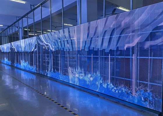Καλή τιμή IP43 Αδιάβροχη διαφανής οθόνη LED με υλικό αλουμινίου και μέσο όρο μη αποτυχίας 1000 ωρών σε απευθείας σύνδεση
