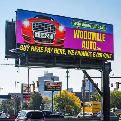 P10 Εξωτερική LED πινακίδα διαφημίσεων Full Color LED διαφημιστικές οθόνες για τις ανάγκες διαφήμισης σας