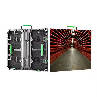 100000 ώρες Ζωή Ηθική οθόνη SMD LED σε κανονικό ντουλάπι μεγέθους 576mmx576mm και υλικό αλουμινίου για βέλτιστες οπτικές