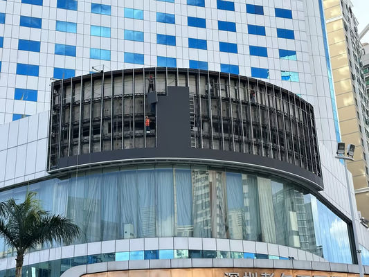 Πυρόστερη οθόνη διαφήμισης P6 SCX LED εξωτερική σταθερή εγκατάσταση εξωτερική οθόνη LED πλήρους χρώματος για εξωτερική διαφήμιση