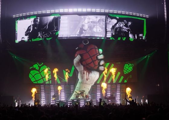 Δείκτης LED φωτεινότητας 5500 RGB με πιστοποίηση CE/CB/FCC/ISO/RHSO και πιστοποίηση οθόνης