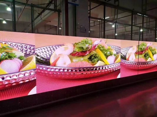 100000 ώρες διάρκεια ζωής διαφημιστικές οθόνες LED με υψηλής ευκρίνειας ανάλυση και μέγεθος μονάδας 192*192mm