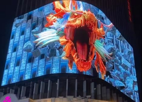 Καλή τιμή Μεγάλη οθόνη LED οθόνη τοίχου Ευέλικτη P4.81 εσωτερική σταθερή εγκατάσταση / ενοικίαση σε απευθείας σύνδεση