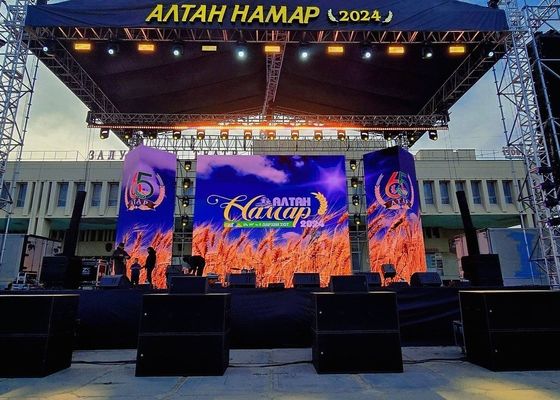 Καλή τιμή Εξωτερική οθόνη LED ενοικίαση P4.81 καμπύλη οθόνη SMD 2727 για στάδιο 3840HZ σε απευθείας σύνδεση