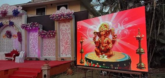 Προσαρμοσμένη διάσταση οθόνης ενοικίαση οθόνης LED με υλικό αλουμινίου καναπέ χύτευσης και λαμπτήρες LED SMD2121