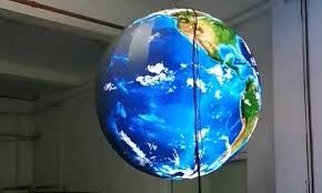 Πυρόστερη οθόνη LED με σχήμα σφαίρας IP43 για εύκολη μέθοδο συντήρησης πρόσβασης στο μπροστινό μέρος