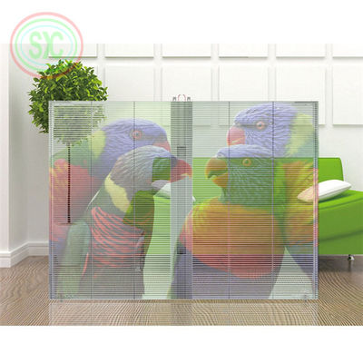 Υδατοασφαλής Διαφανής οθόνη LED LED Διαφανής οθόνη LED Μοντέλο βάρους 0,2 kg/PC Υδατοασφαλής IP43