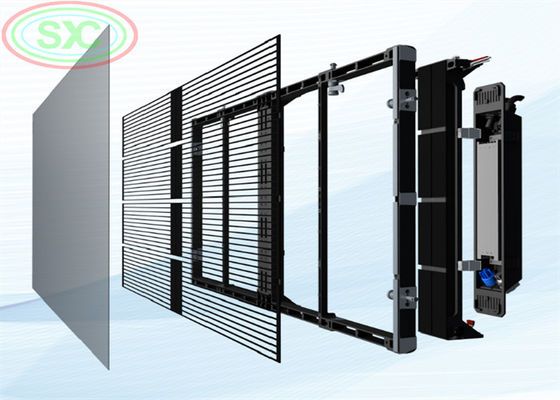 Μεγάλη διάρκεια ζωής 50.000 ωρών για διαφανή οθόνη LED κατάλληλη για κατασκευές και διαδραστικά μέσα