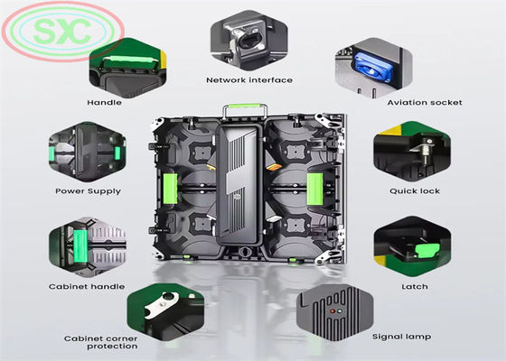 P2.9 Εσωτερική οθόνη LED Υψηλής ανάλυσης και προσαρμόσιμες λύσεις για εκδηλώσεις και εκθέσεις