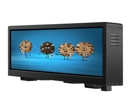 Τυπική οθόνη LED οχήματος CE/ROHS/FCC/ISO2001 για εξωτερική διαφήμιση και προώθηση