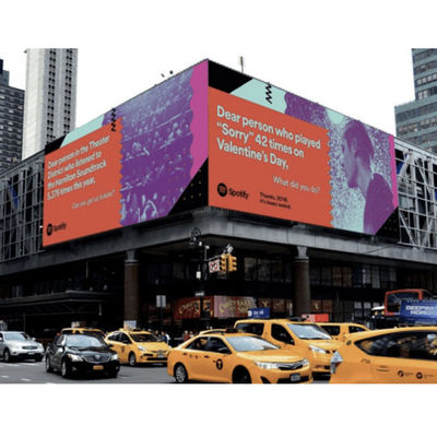 SCX LED HD Εξωτερική πλήρης χρωματική οθόνη LED με υψηλή προστασία και ευρεία γωνία θέασης για εμπορική διαφήμιση P5