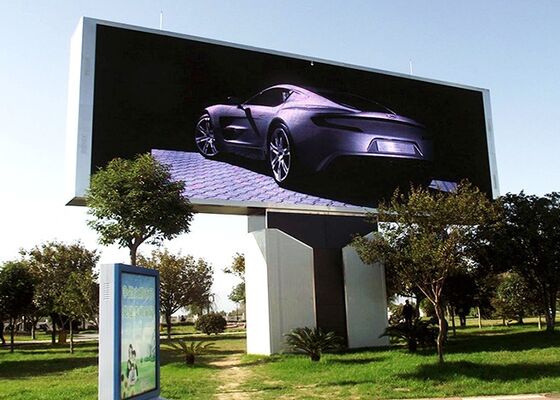 Καλή τιμή Αδιάβροχη Μεγάλη οθόνη LED P6 Σταθερού Πλαισίου για Διαφήμιση σε Τοίχο Δρόμου σε απευθείας σύνδεση