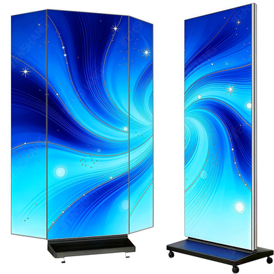 Καλή τιμή 680x2000mm Μεγέθος οθόνης LED αφίσα οθόνη με διαμόρφωση χρώματος 1R1G1B και ανάλυση μονάδας 16080 τέλεια για εσωτερική ψηφιακή σήμανση σε απευθείας σύνδεση
