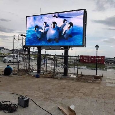 Πίνακας διαφήμισης LED εξωτερικού χώρου 960X960mm P6 Υψηλή φωτεινότητα 6500nit και ρυθμός ανανέωσης 3840hz