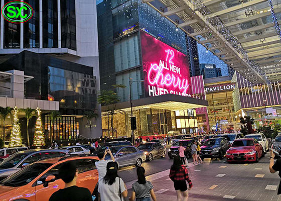 η αδιάβροχη ΕΜΒΥΘΙΣΗ SMD P10 υψηλής ανάλυσης οδήγησε την πλήρη οδηγημένη χρώμα τηλεοπτική επίδειξη επιτροπής υπαίθρια