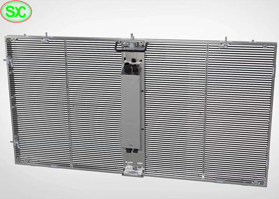 Διαφανής αφίσα κουρτίνα LED κυλίνδρος 62500 σημεία/τ.μ. SMD2121