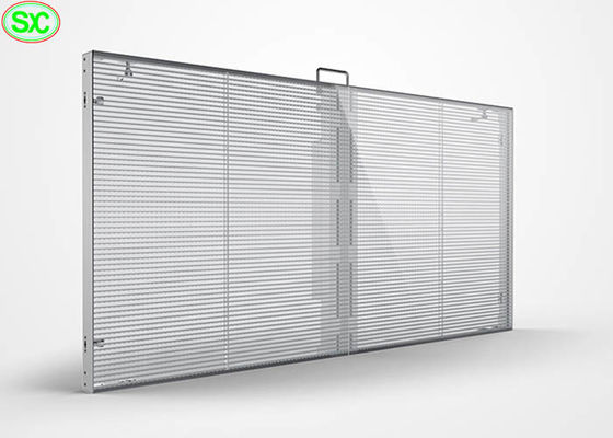 P10 διαφημιστικός τη διαφανή τηλεοπτική γυαλιού επίδειξη παραθύρων οθόνης διαφανή