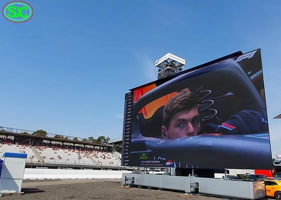 Υψηλός καθορισμός μεγάλο P10 που διαφημίζει τις οθόνες 3535 μέγεθος IP65 των οδηγήσεων λαμπτήρων αδιάβροχο