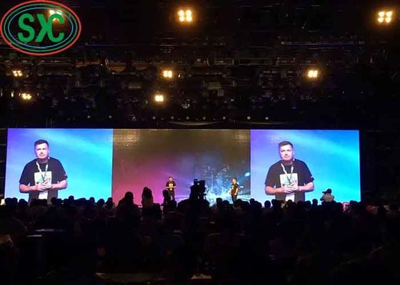 Πίνακας οθόνης βίντεο εσωτερικού LED P3 με φωτεινότητα 2500nits και σχεδιασμό σύνδεσης Airplug