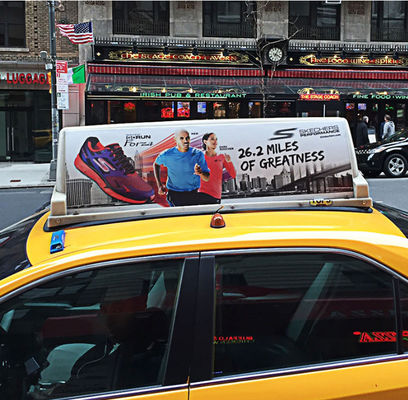 Εξωτερική οθόνη LED σήματος αυτοκινήτου με ανάλυση οθόνης 384*128 σημείων και μακροχρόνια απόδοση