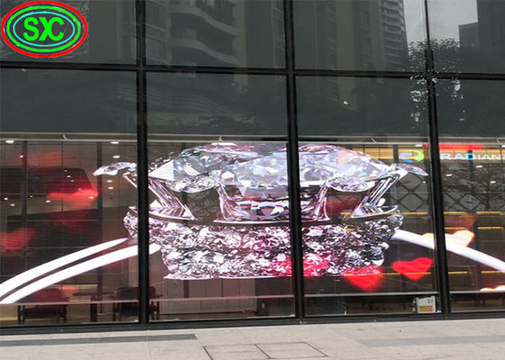 Καλή τιμή Διαφανής οθόνη LED εσωτερικό P3.9-7.8 Πλήρο χρώμα SMD καμπυλωτό LED βίντεο τοίχωμα γυαλί για επίδειξη σε απευθείας σύνδεση