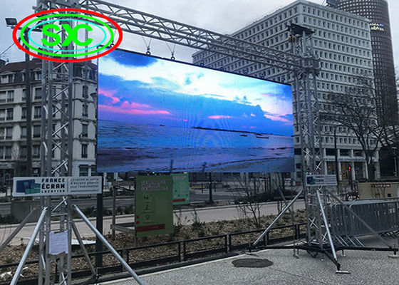 Καλή τιμή Πλήρες υπαίθριο επίδειξη των οδηγήσεων ενοικίου P3.91 γραφείο 500x500mm χρώματος σε απευθείας σύνδεση