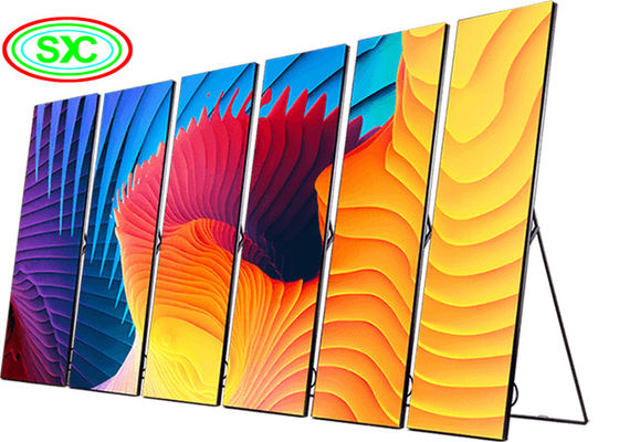 SMD2121 1200cd/sqm P2.5 οδήγησε την εύκολες κίνηση και την εγκατάσταση συστημάτων οθόνης 3G 4G αφισών