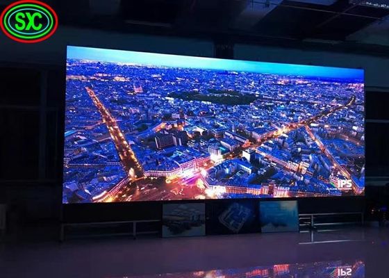 HD παράθυρο 500*500mm των τηλεοπτικών τοίχων επίδειξης οθονών σκηνικών P3.91 P4.81 οδηγήσεων υποβάθρου επίπεδων γραφεία