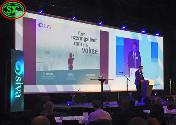 Οθόνες των χονδρικών εσωτερικών αδιάβροχων P3.91 τηλεοπτικών τοίχων σκηνικής HD επίδειξης οδηγήσεων ενοικίου επίπεδων