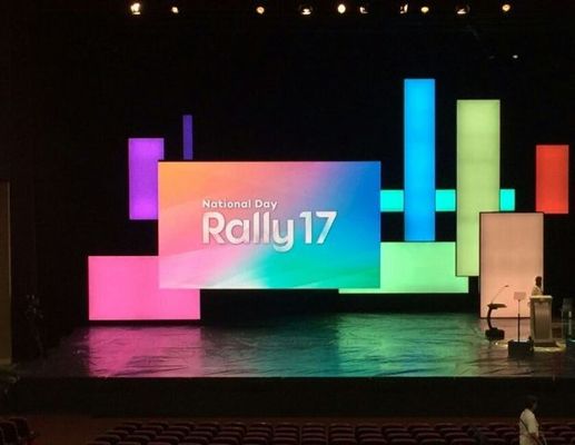 Καλή τιμή P3 HD σκάνερ LED οθόνης 64x64 Dot Matrix για ενοικίαση και κρέμασμα σε απευθείας σύνδεση