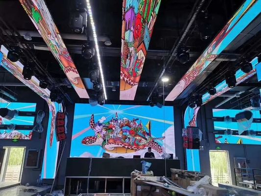 Εσωτερική πλήρης επίδειξη οθόνης των οδηγήσεων ενοικίου χρώματος HD P4.81 500x1000mm για τις δραστηριότητες