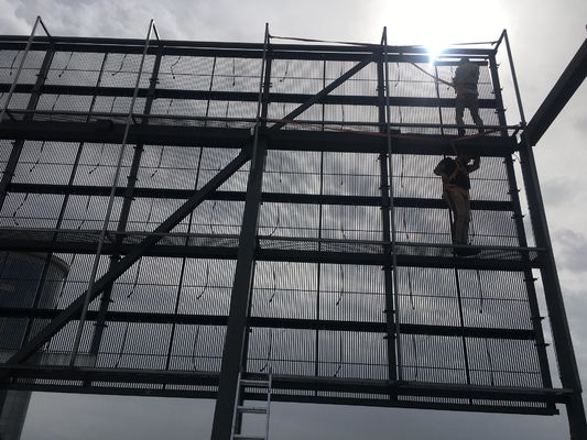 P3.91-7.82 Πλήρως χρωματική διαφανής οθόνη LED 1000x1000 mm γυάλινη οθόνη