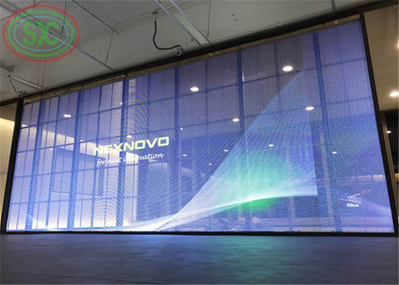 Καλή τιμή Διαφανής οθόνη LED πράσινης ενέργειας G3.91-7.82 1000*500mm για παράσταση κουρτίνας σε απευθείας σύνδεση